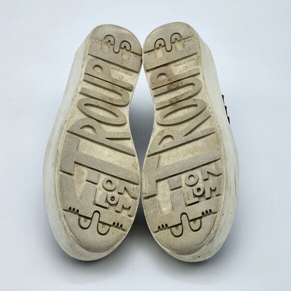 F-Troupe Butterfly Lace Up Snake Flatforms Size 41 - Picture 6 of 9